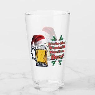 Its the Most Wonderful Time for a Beer Glass