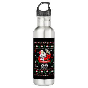 It's the Most Wonderful Time For A Beer Ugly Chris 710 Ml Water Bottle