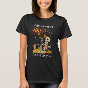 It's The Most Wonderful Time Of The Year Autumn Sk T-Shirt