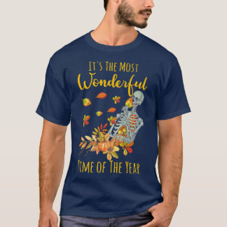 Its The Most Wonderful Time of The Year Autumn Ske T-Shirt