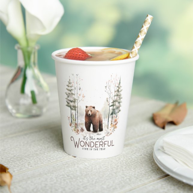 It's the Most Wonderful Time of the Year, Bear Paper Cups (Insitu)
