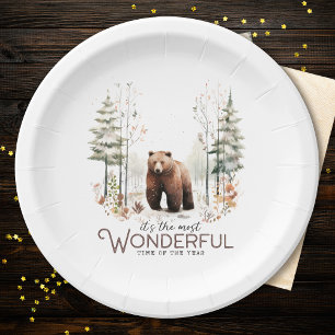 It's the Most Wonderful Time of the Year, Bear Paper Plate