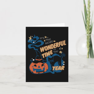 It's the Most Wonderful Time of the Year Black Cat Card