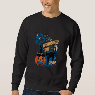 It's The Most Wonderful Time Of The Year Black Cat Sweatshirt