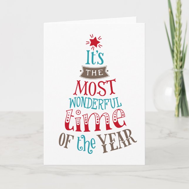 It's The Most Wonderful Time Of The Year Card (Front)