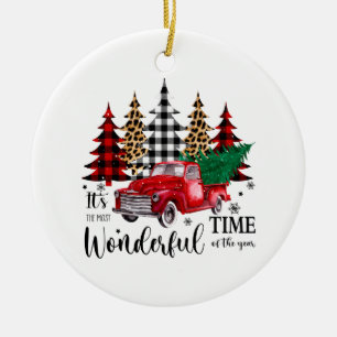 It's the Most Wonderful Time of the Year Ceramic Ornament