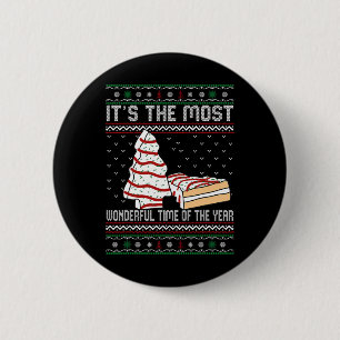Its The Most Wonderful Time Of The Year Christmas 6 Cm Round Badge