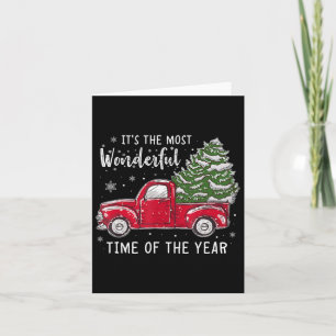 Its The Most Wonderful Time Of The Year Christmas Card