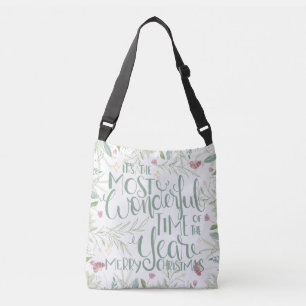 It's The Most Wonderful Time of the Year Christmas Crossbody Bag
