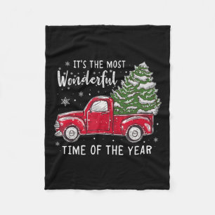 Its The Most Wonderful Time Of The Year Christmas Fleece Blanket