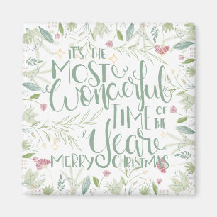 It's The Most Wonderful Time of the Year Christmas Magnet