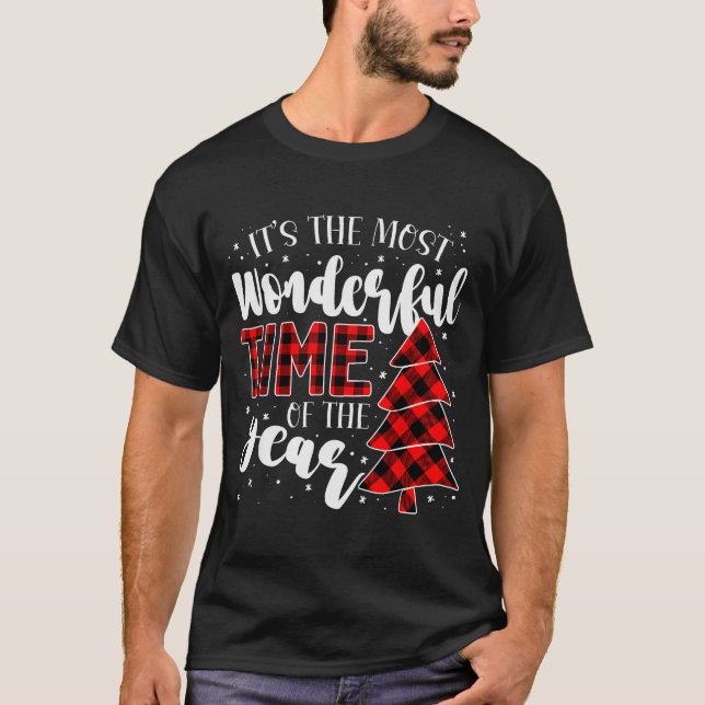 Its The Most Wonderful Time Of The Year Christmas  T-Shirt (Front)