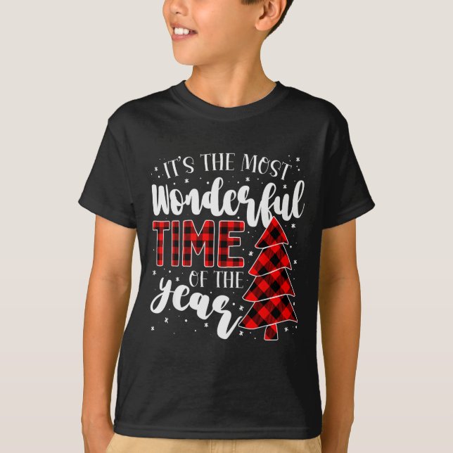 Its The Most Wonderful Time Of The Year Christmas  T-Shirt (Front)