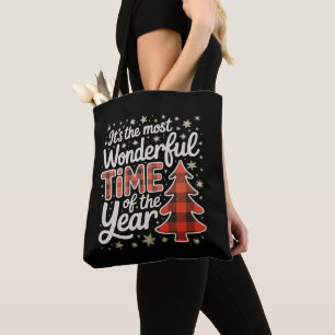 It's the Most Wonderful Time of the Year Christmas Tote Bag