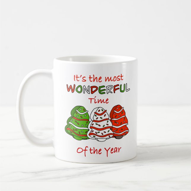 It's the Most Wonderful Time of the Year Coffee Mug (Left)