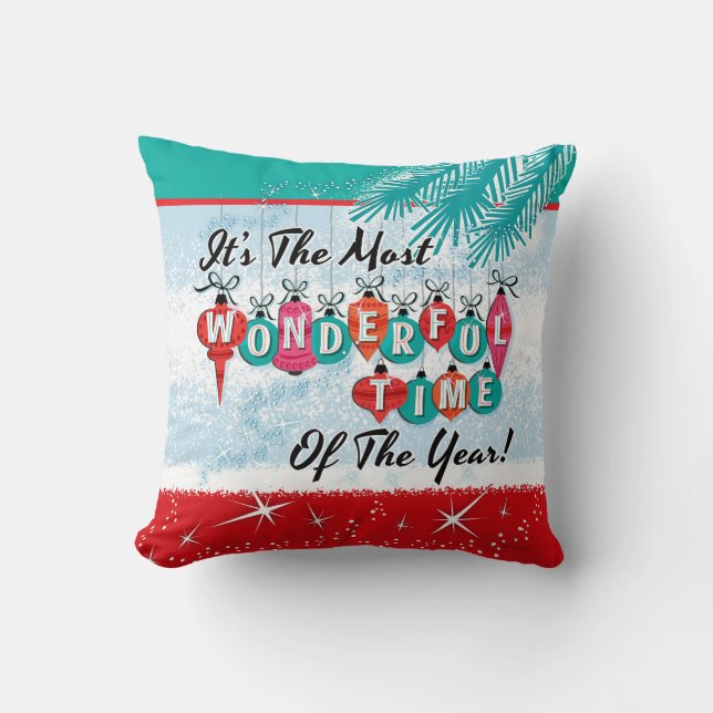 It's The Most Wonderful Time of the Year! Cushion (Front)