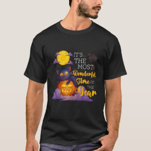 It's The Most Wonderful Time Of The Year Cute Cat  T-Shirt