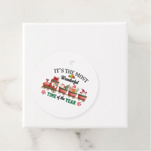 It's The Most Wonderful Time Of The Year Favour Tags