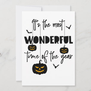 It's the Most Wonderful Time of the Year Halloween Thank You Card