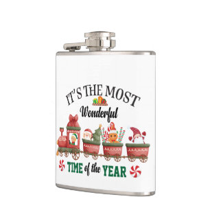 It's The Most Wonderful Time Of The Year Hip Flask