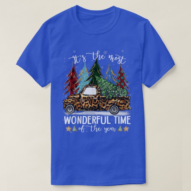 It's The Most Wonderful Time Of The Year Leopard T T-Shirt (Design Front)