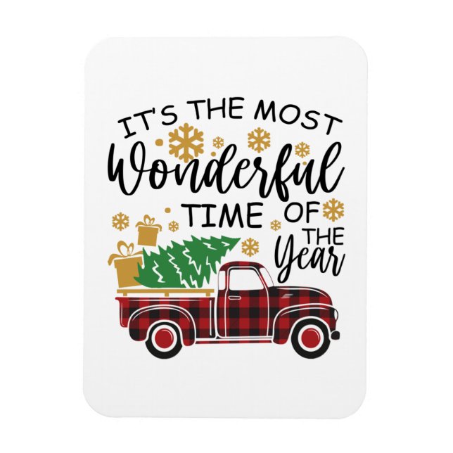 It's The Most Wonderful Time Of The Year Magnet (Vertical)