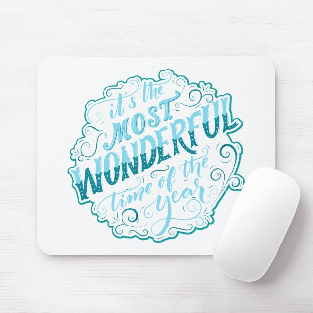 It's the Most Wonderful Time of the Year Mouse Pad (With Mouse)