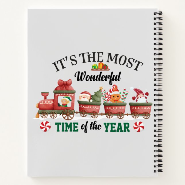 It's The Most Wonderful Time Of The Year Notebook (Back)