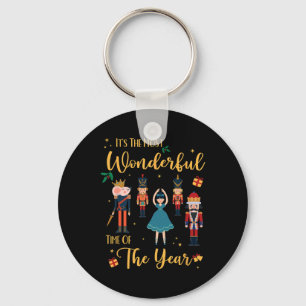 It's The Most Wonderful Time Of The Year Nutcracke Key Ring