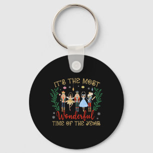 Its The Most Wonderful Time Of The Year Nutcracker Key Ring