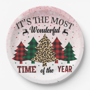 It's The Most Wonderful Time Of The Year Paper Plate