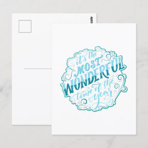 It's the Most Wonderful Time of the Year Postcard