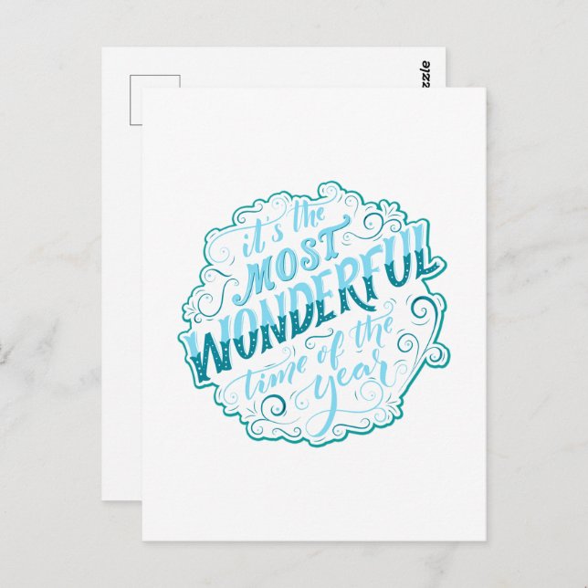 It's the Most Wonderful Time of the Year Postcard (Front/Back)