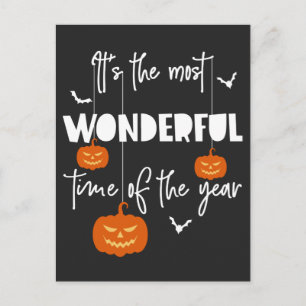 It's the Most Wonderful Time of the Year Pumpkin Postcard