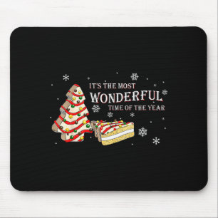 Its The Most Wonderful Time Of The Year Snack Cake Mouse Pad