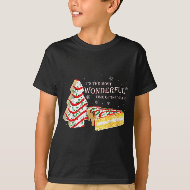 Its The Most Wonderful Time Of The Year Snack Cake T-Shirt (Front)