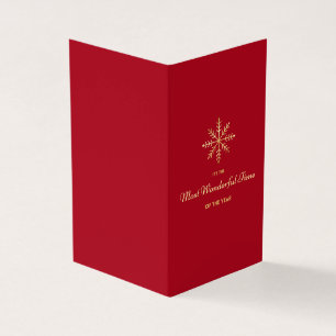 It's the Most Wonderful Time of the Year Snowflake