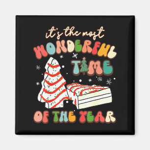 It's The Most Wonderful Time Of The Year Tree Cake Magnet