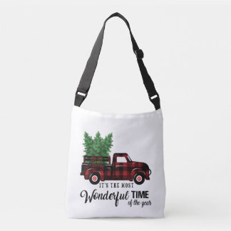 It's The Most Wonderful Time of The Year Truck Crossbody Bag