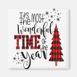 It's the Most Wonderful Time Of Year Ugly Christma Magnet