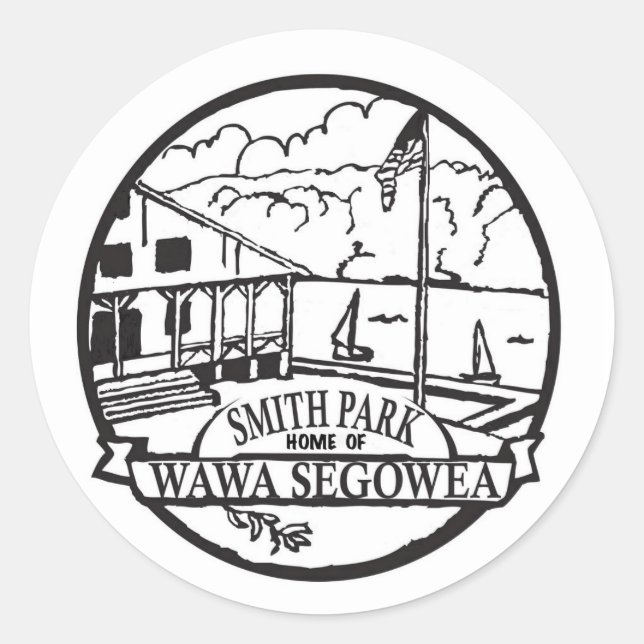 It's the official Smith Park Logo! Classic Round Sticker (Front)