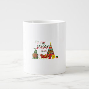 Its The Season Again Christmas Gnome Large Coffee Mug