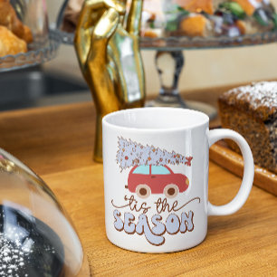 Its the Season Merry Christmas Drinking Coffee Mug