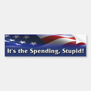 It's the spending, stupid! - Anti Obama Bumper Sticker