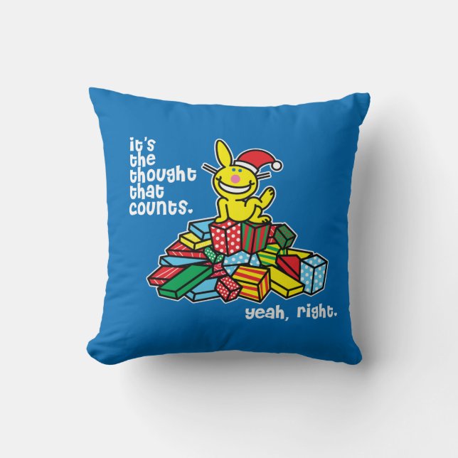 It's The Thought That Counts Cushion (Front)