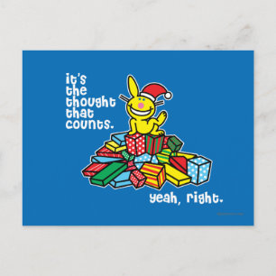 It's The Thought That Counts Postcard