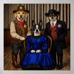 "It's The Wild West" Poster