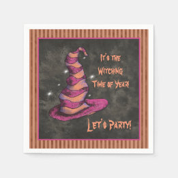 It's the Witching Time Of Year Halloween Napkin