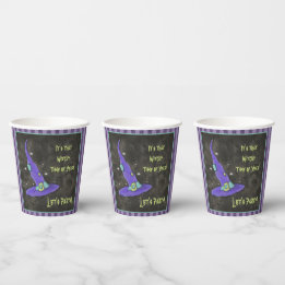 It's the Witching Time Of Year Halloween Paper Cups