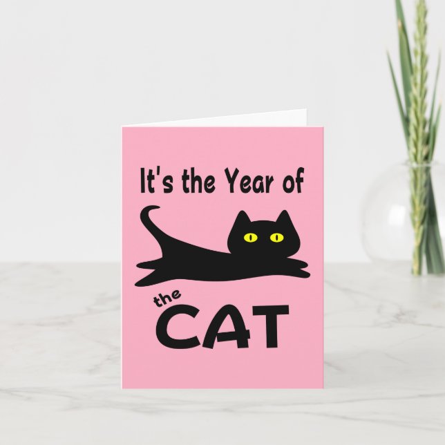 It's the Year of the CAT Card (Front)
